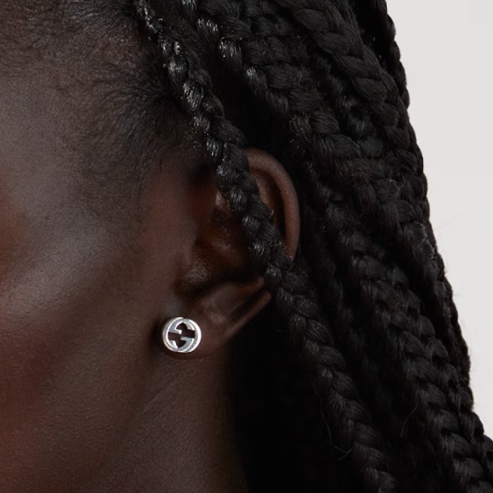 Gucci Interlocking Stud Earrings - image 8